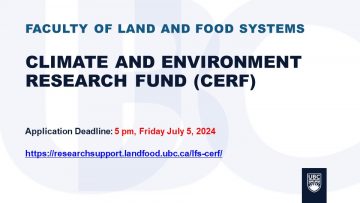 LFS Climate and Environment Research Fund (CERF)